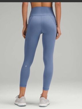 Lululemon Wunder Train High-Rise Tight with Pockets 25"Oasis Blue.Size 6